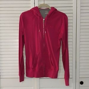 Hot pink athletic sweatshirt